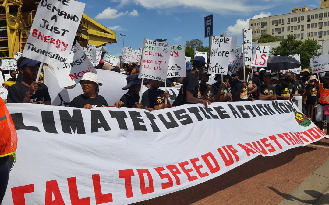 GLOBAL DAY OF ACTION – “Ignoring the climate crisis is a human rights violation!” Say SA enviro defenders